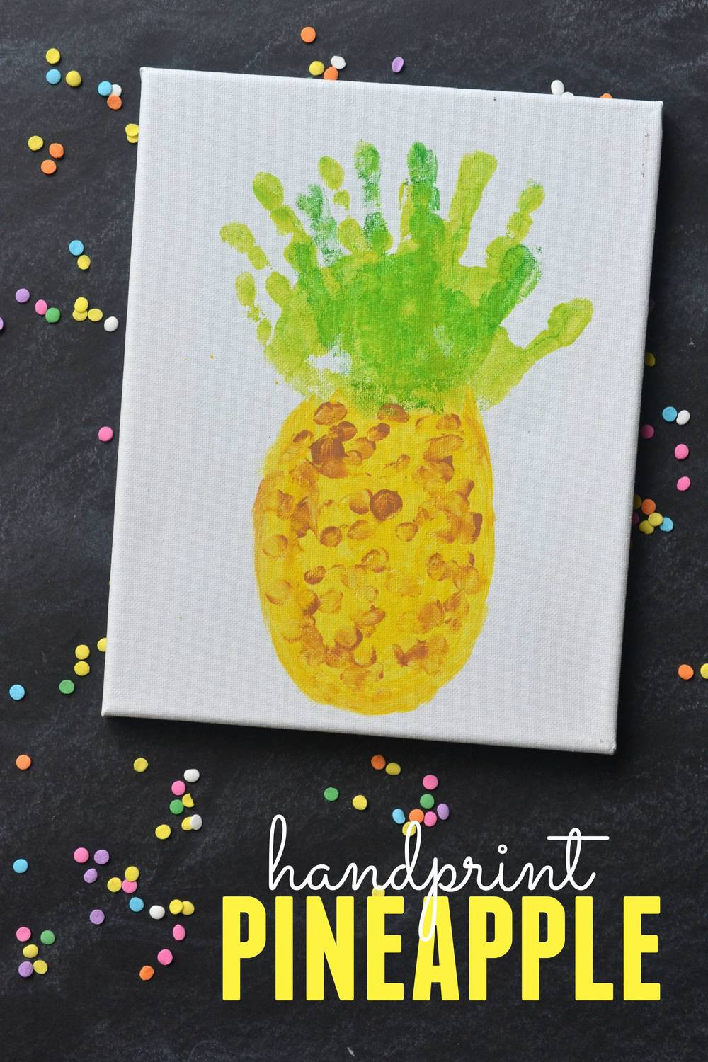 Art And Craft Ideas For Toddlers
 Kid s Pineapple Handprint Art Project