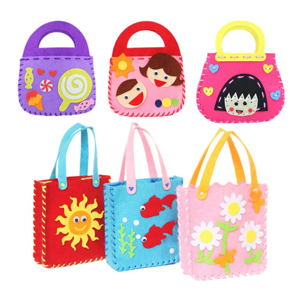Art And Craft Ideas For Toddlers
 DIY Applique Bag Kids Children Handmade Non woven Cloth
