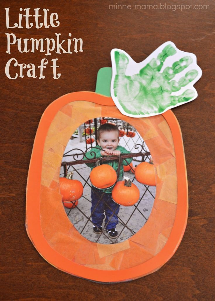 Art And Craft Ideas For Toddlers
 Little Pumpkin Craft
