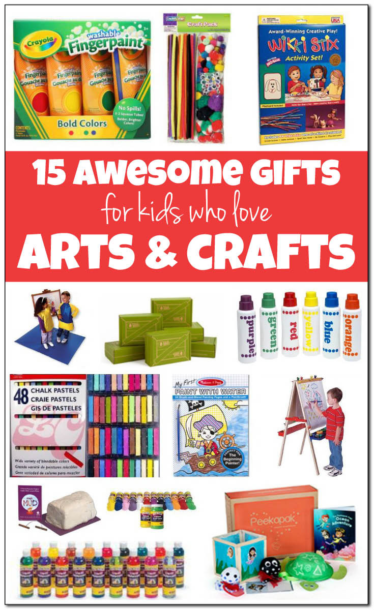 Art Gifts For Kids
 15 of the best arts and crafts ts for kids