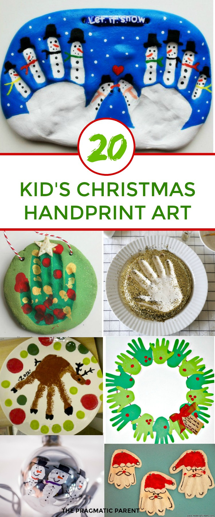 Art Gifts For Kids
 20 Fun & Easy Christmas Handprint Art for Kids