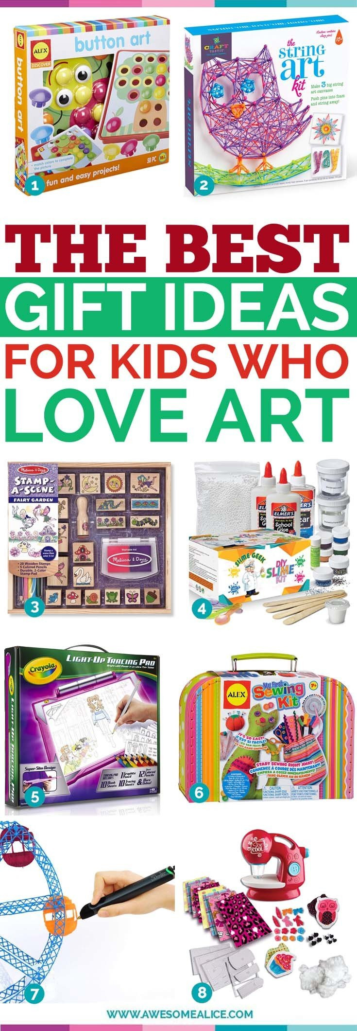 Art Gifts For Kids
 Top 30 Gift Ideas for Creative Kids Who Love Art