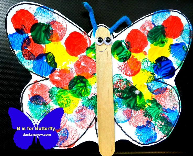 Arts And Crafts Activities For Preschoolers
 B is for Butterfly Preschool Lesson & Craft