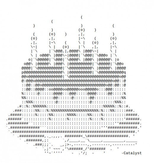 Ascii Birthday Cake
 Happy Birthday ASCII Text Art