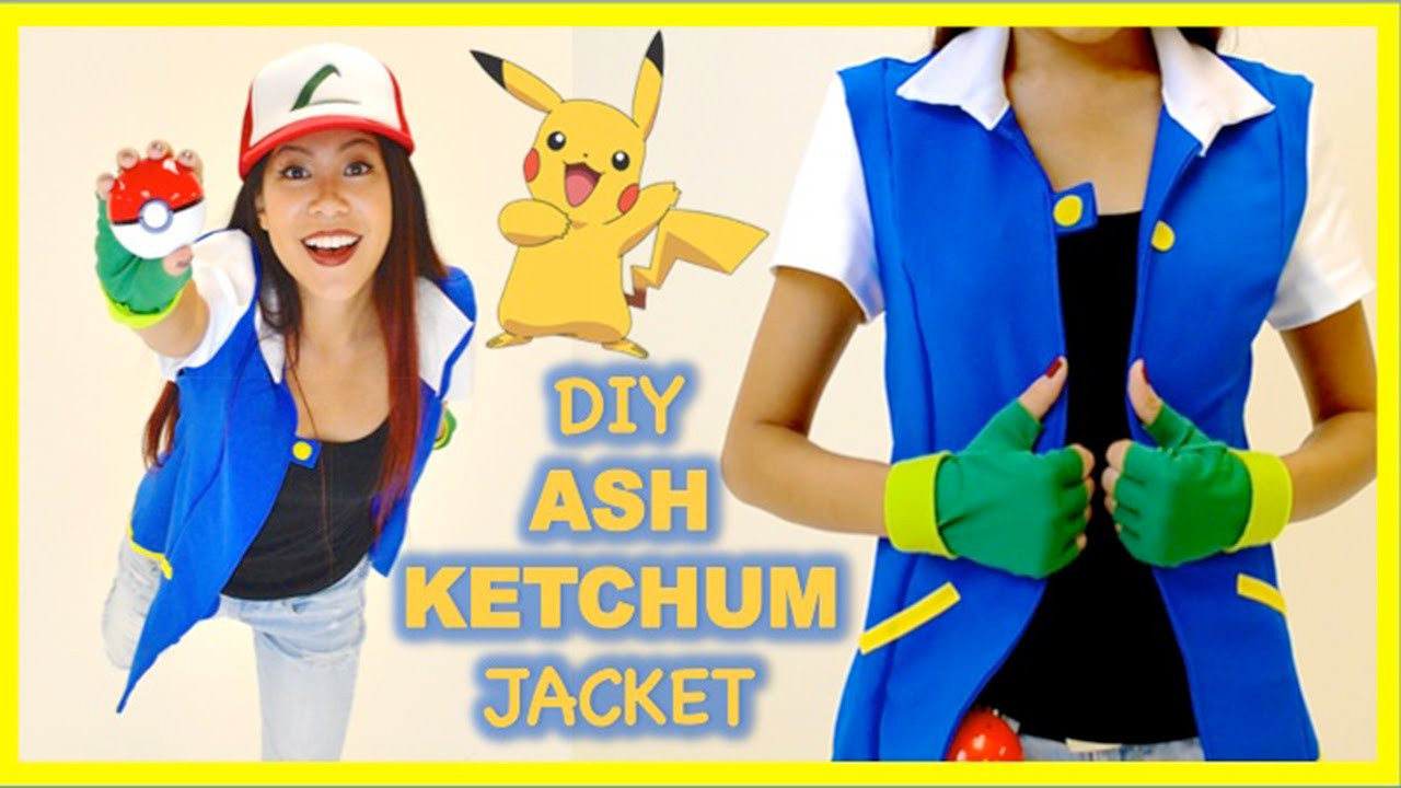Ash Ketchum DIY Costume
 DIY ASH KETCHUM JACKET [Pokemon Costume Cosplay]