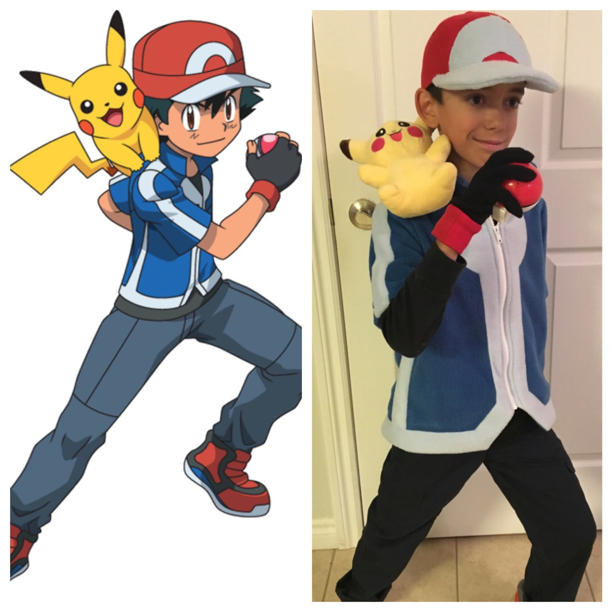Ash Ketchum DIY Costume
 DIY Pokémon Trainer “Ash Ketchum” costume