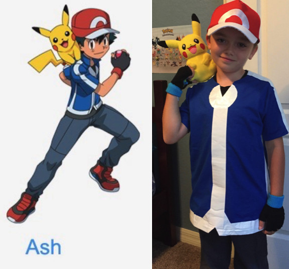 Ash Ketchum DIY Costume
 DIY Pokemon Costume For $20 Halloween Costume For Kids