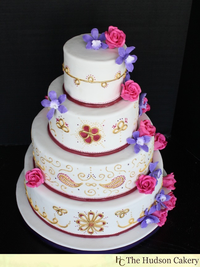Asian Wedding Cakes
 Bright South Asian Wedding Cake Weddings