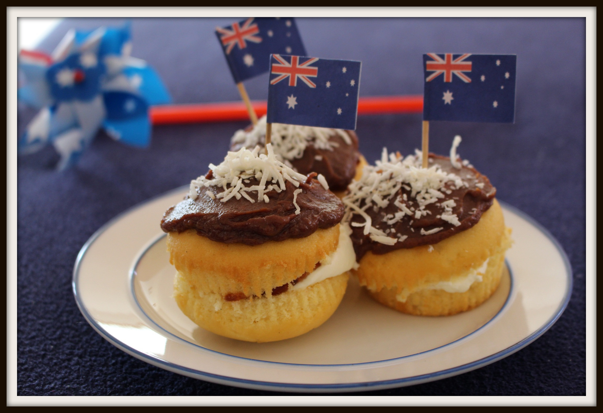 Australian Dessert Recipe
 Easy Australia Day dessert Inside out lamington cupcakes