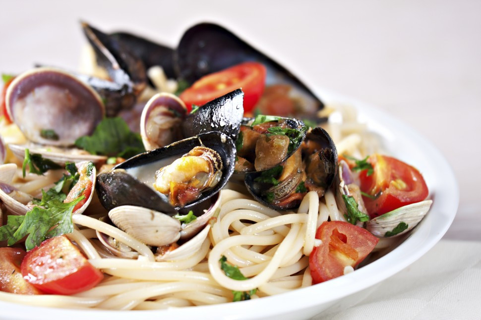 Authentic Italian Seafood Pasta Recipes
 Seafood & Shellfish in tomato sauce