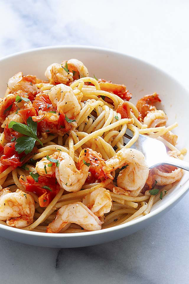 Authentic Italian Seafood Pasta Recipes
 Italian Shrimp Pasta Easy and Delicious Rasa Malaysia