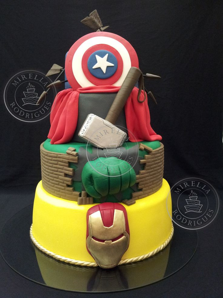 Avengers Birthday Cakes
 Some Cool Avengers Cakes Avengers themed Cakes