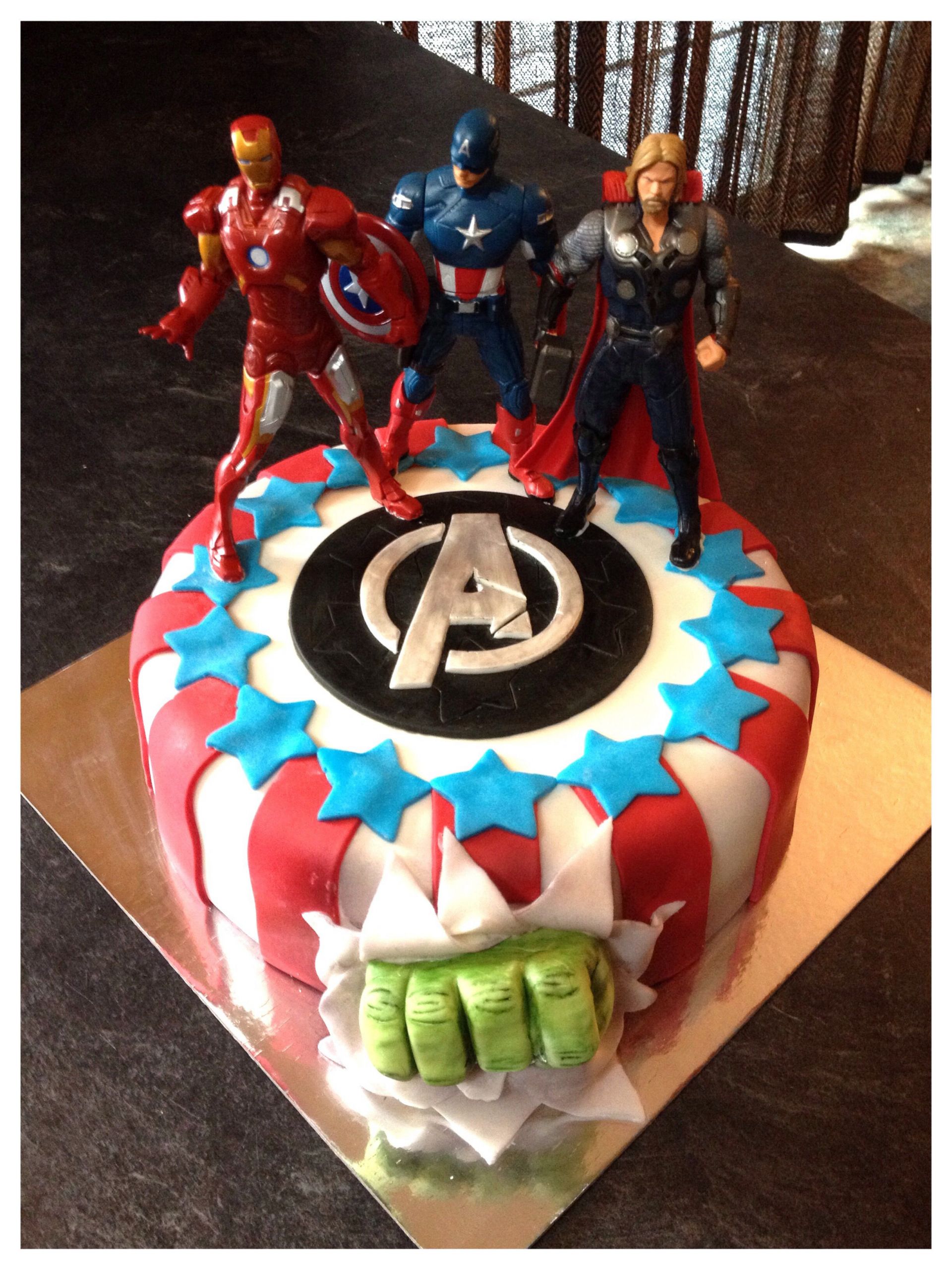 Avengers Birthday Cakes
 Avengers Cake Kate s Cakes