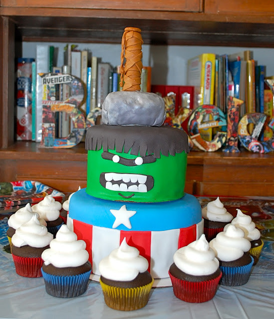 Avengers Birthday Cakes
 Much Ado About Somethin Avengers Birthday Cake