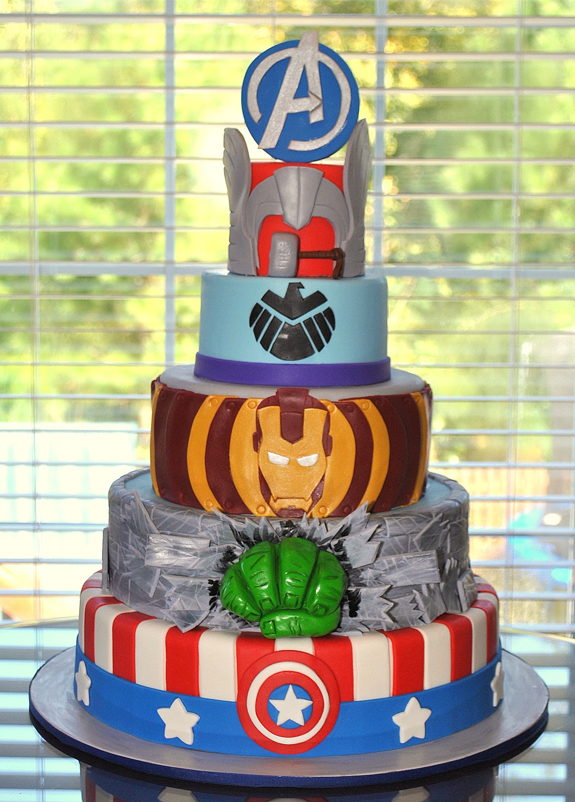 Avengers Birthday Cakes
 Hope s Sweet Cakes Avengers Cake and Party