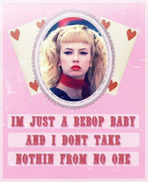 Baby Baby Baby Movie Quote
 e of my favorite quotes and characters from Cry Baby