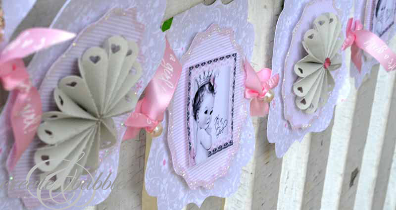 Baby Banner DIY
 Baby Girl Shower Decorations DIY Style Create and Babble