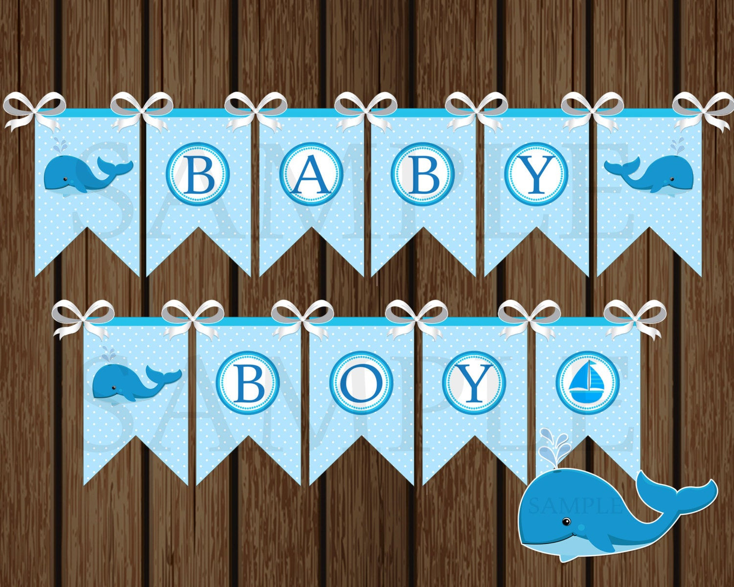 Baby Banner DIY
 Baby Boy Whale Banner DIY Whale Baby Shower Banner Shower