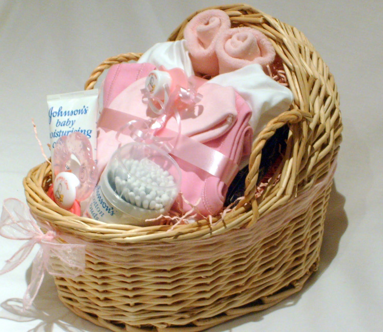Baby Basket Gift Set
 baby girl t set Baby shower ts idea