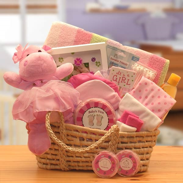 Baby Basket Gift Set
 Baby Girl Gift Basket