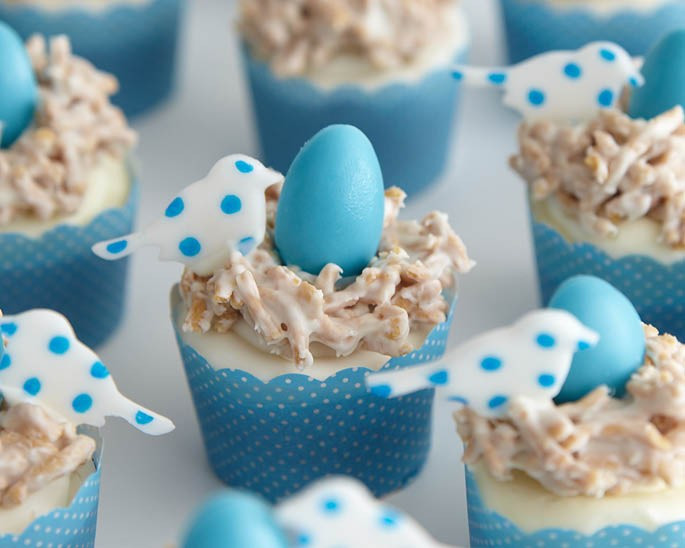 Baby Bird Food Recipe
 D I Y Mini Bird s Nest Cupcakes