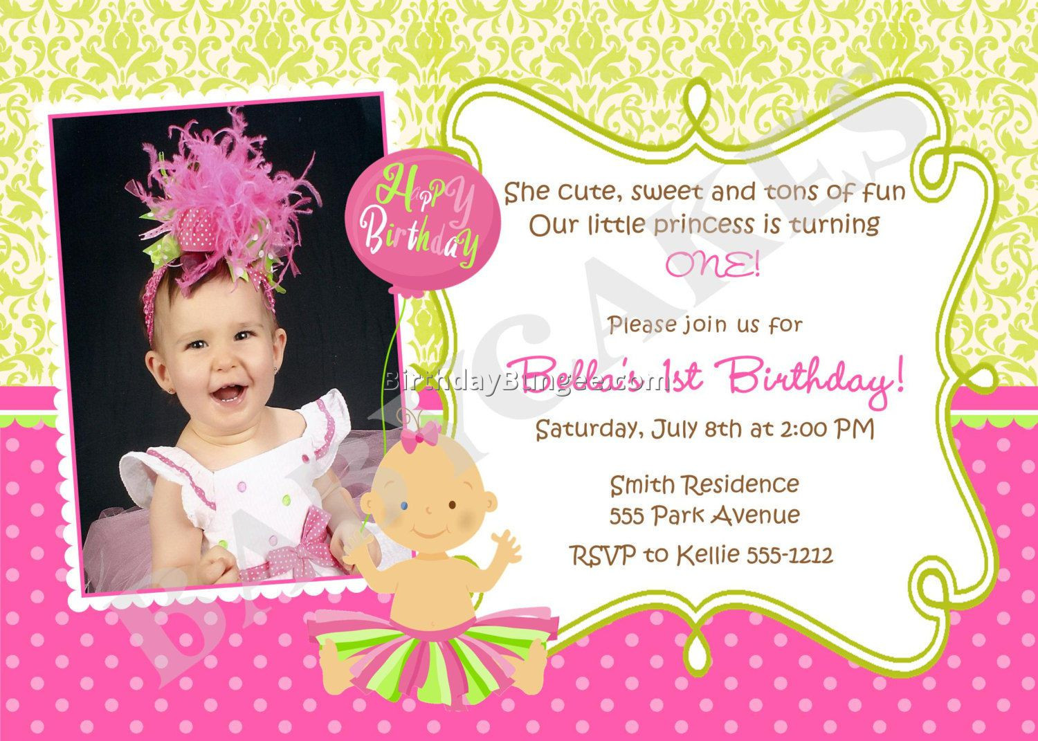 Baby Birthday Party Invitations
 21 Kids Birthday Invitation Wording That We Can Make