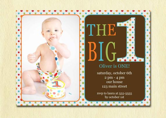 Baby Birthday Party Invitations
 First Birthday Baby Boy Invitation DIY Printable
