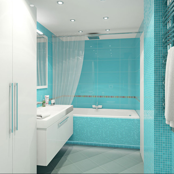 Baby Blue Bathroom Decor
 36 baby blue bathroom tile ideas and pictures