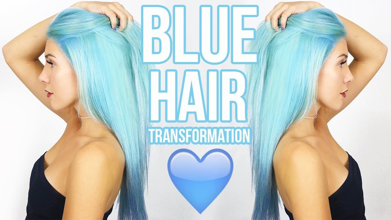 Baby Blue Hair
 BABY BLUE HAIR How To Dye Your Hair Blue