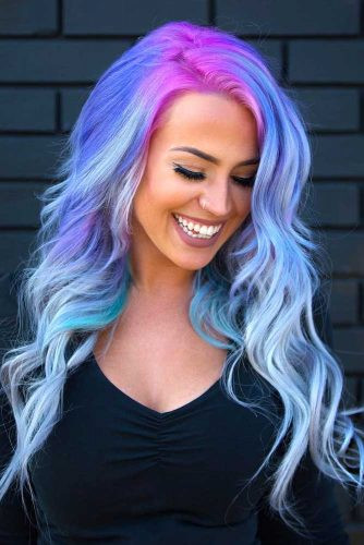 Baby Blue Hair
 70 Tempting And Attractive Purple Hair Looks