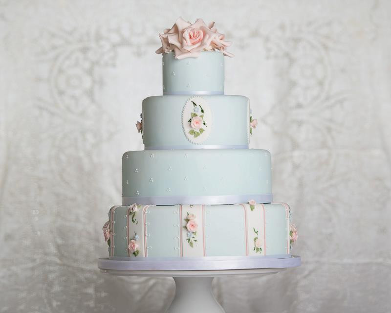 Baby Blue Wedding Cakes
 Wedding Cakes in Pale Blue – Cake Geek Magazine