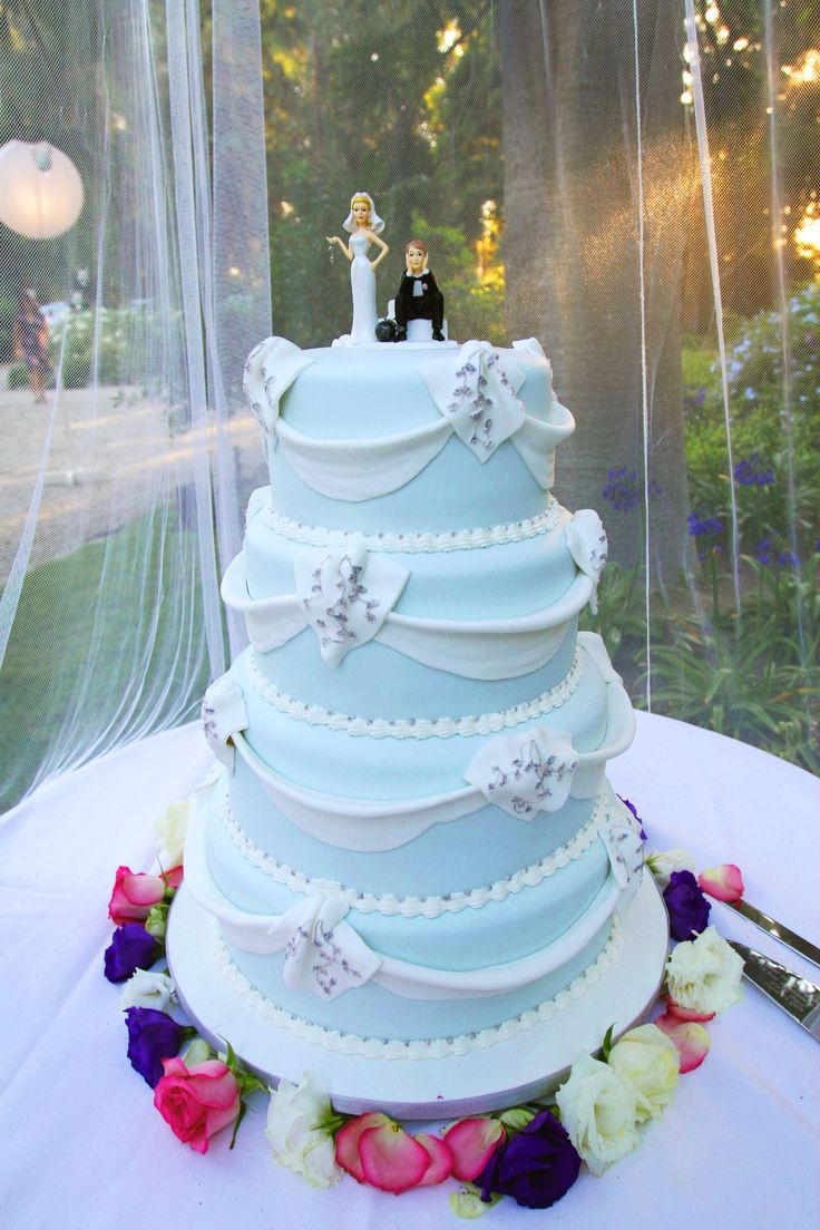 Baby Blue Wedding Cakes
 Pin by Linda V Lewis on Wedding Cakes