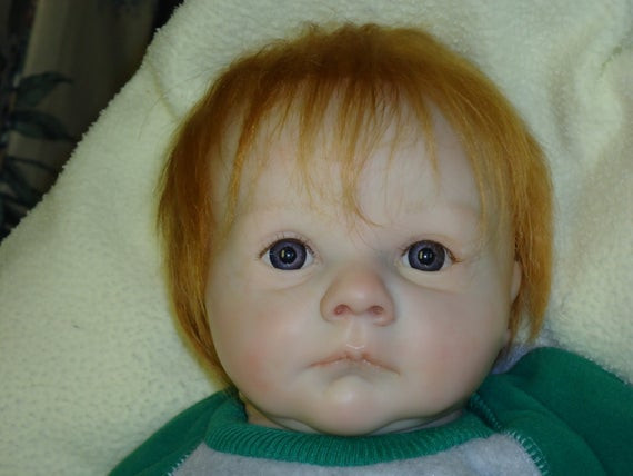 Baby Born With Gray Hair
 Asher AwakeLE Realborn 3D baby Born Feb by