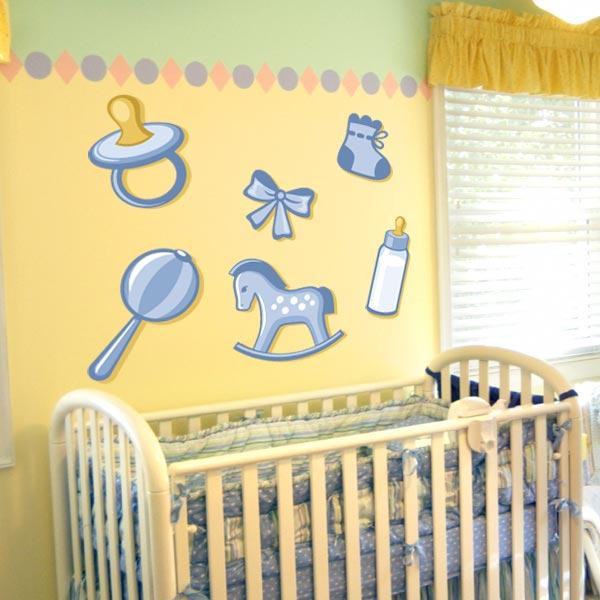 Baby Boy Wall Decor Stickers
 baby wall decals 2017 Grasscloth Wallpaper