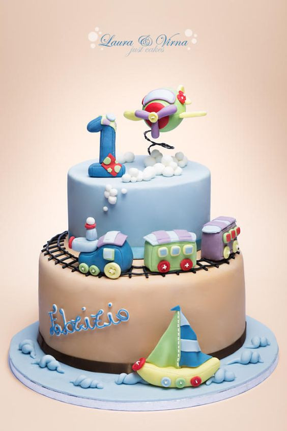 Baby Boys Birthday Cake
 Top 20 Magnificent Cakes for Your Loving Kids Page 4 of 41