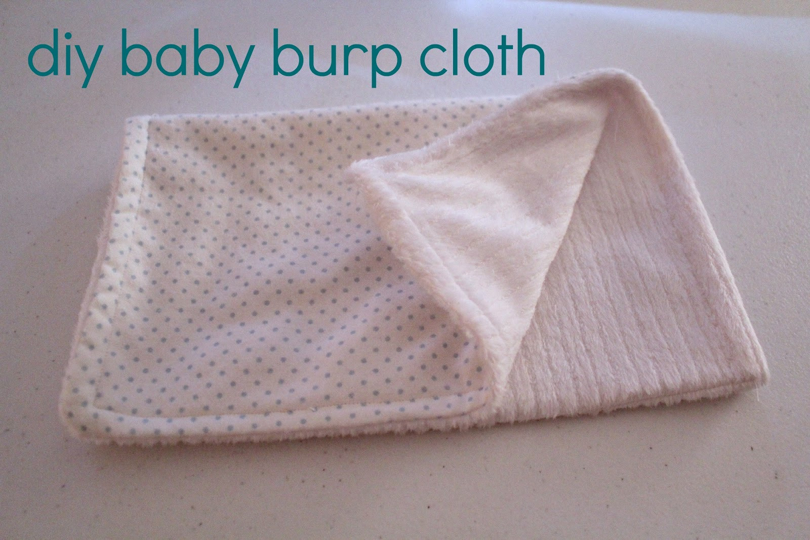 Baby Burp Cloths DIY
 Ten June DIY Baby Burp Cloth