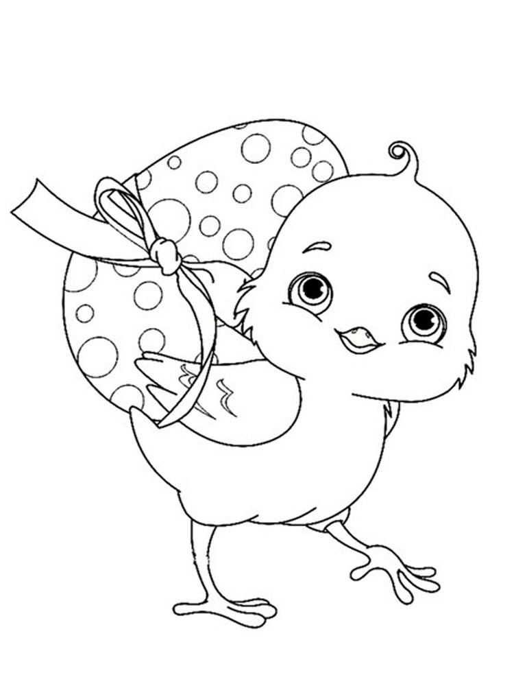 Baby Chicks Coloring
 Baby Chick coloring pages Download and print Baby Chick