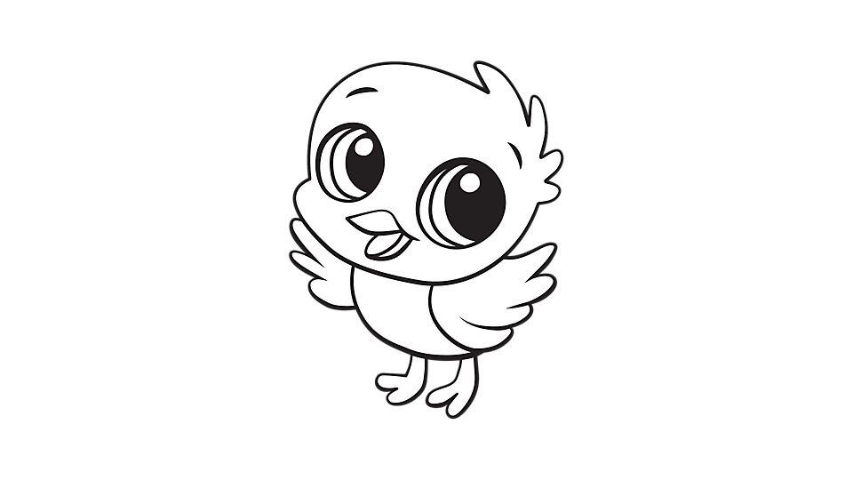Baby Chicks Coloring
 Baby chick coloring printable