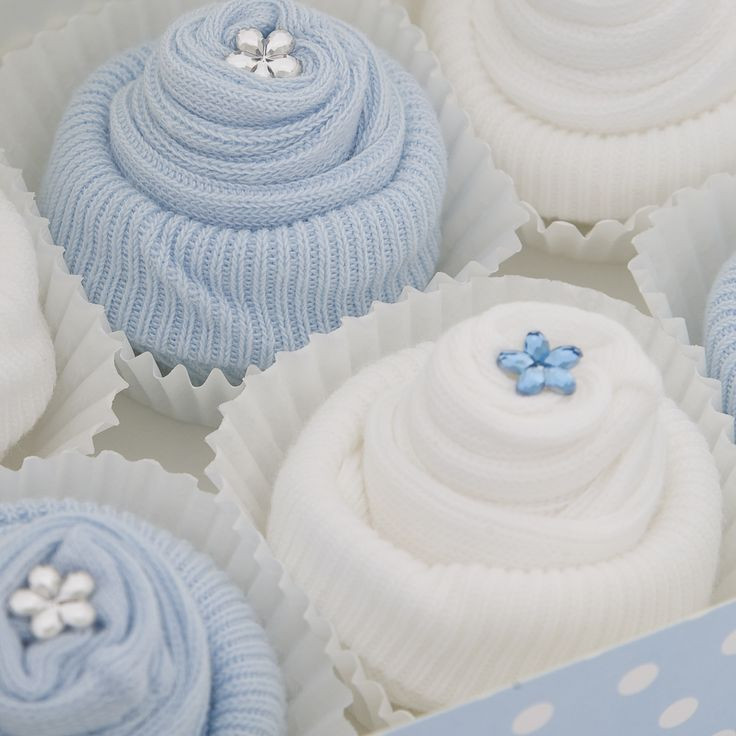 Baby Clothes Cupcakes
 117 best images about Sock cakes on Pinterest