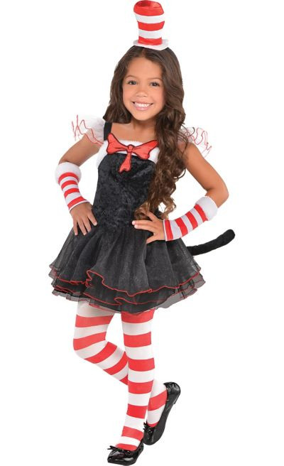 Baby Costumes Party City
 Toddler Girls Cat in the Hat Tutu Costume Dr Seuss