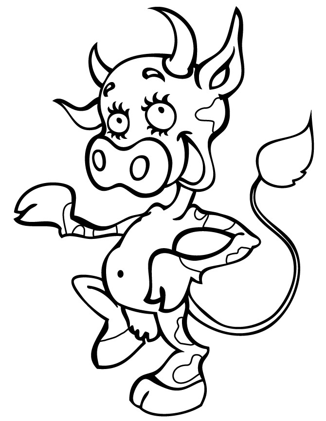 Baby Cow Coloring Pages
 Cow Coloring Pages