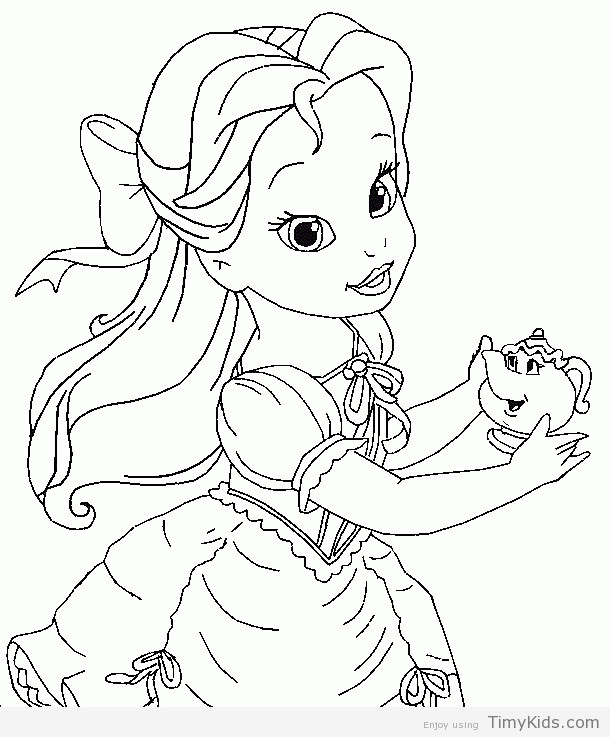 Baby Disney Princess Coloring Pages
 Baby Disney Character Coloring Pages Home Sketch Coloring Page