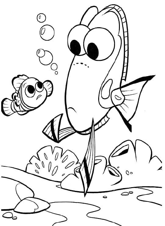 Baby Dory Coloring Pages
 Dory Coloring Pages Best Coloring Pages For Kids