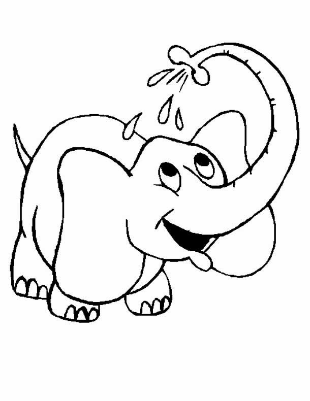 Baby Elephant Coloring Sheet
 Kids Page Elephant Coloring Pages