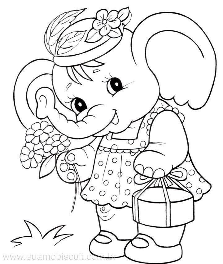 Baby Elephant Coloring Sheet
 September 22 is National Elephant Appreciation Day