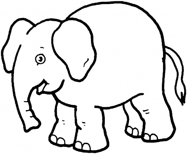 Baby Elephant Coloring Sheet
 transmissionpress Baby Elephant Coloring Pages