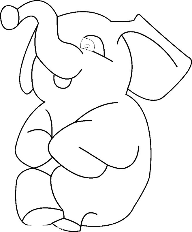 Baby Elephant Coloring Sheet
 transmissionpress Baby Elephant Coloring Pages