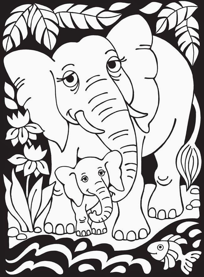 Baby Elephant Coloring Sheet
 Fun Learning with Baby Elephant Coloring Pages Best DIY