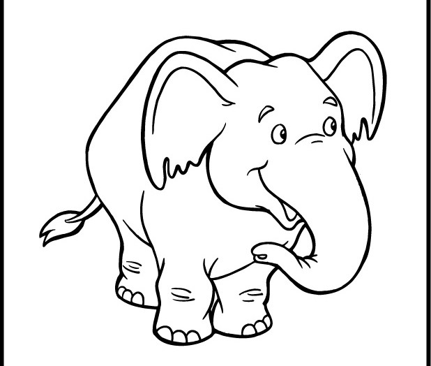 Baby Elephant Coloring Sheet
 Baby Elephant Coloring Pages Animal
