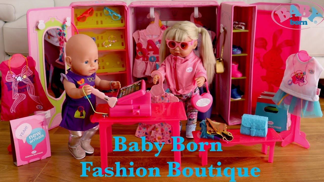 Baby Fashion Boutique
 Baby Born Boutique Fashion Shop Unboxing Set Up and Baby